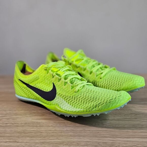 Nike Zoom Mamba V Track Spikes Running Shoes Women's 13.5 Volt Black DR9945-700 - Picture 4 of 15